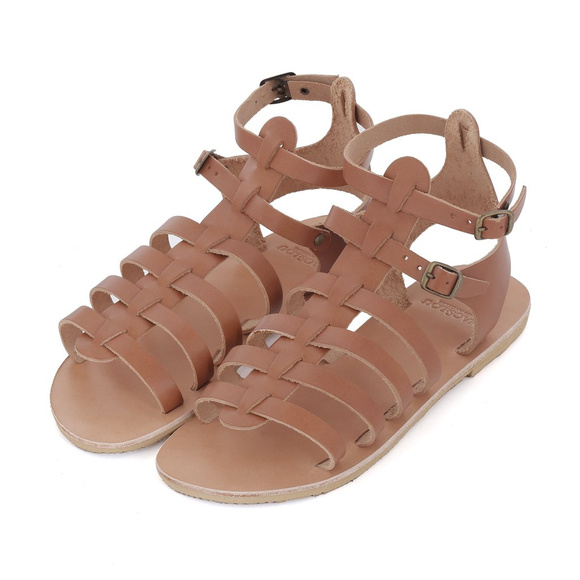 MAC&LOU Greek Leather Sandals 'Calliope' - Picture 1 of 5
